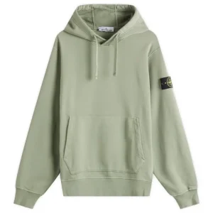 Bluza z kapturem Stone Island Popover – Sage