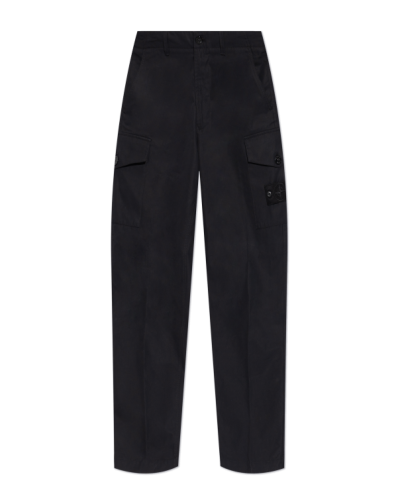 Stone Island CZARNY Spodnie kapsuła ‘Ghost’