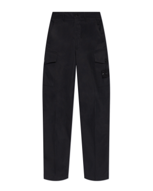 Stone Island CZARNY Spodnie kapsuła ‘Ghost’