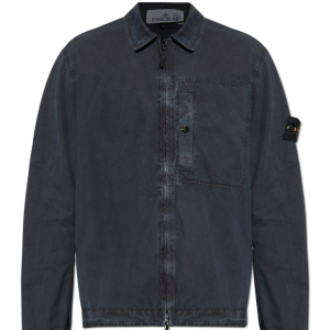 Stone Island GRANATOWY Kurtka z logo