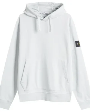 Bluza z kapturem Stone Island Popover – błękit nieba