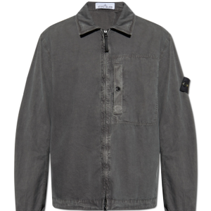 Stone Island SZARY Kurtka z logo