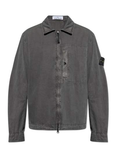 Stone Island SZARY Kurtka z logo