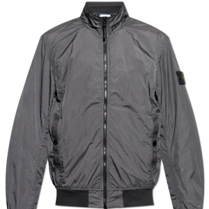Stone Island SZARY Lekka kurtka z logo