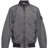 Stone Island SZARY Lekka kurtka z logo