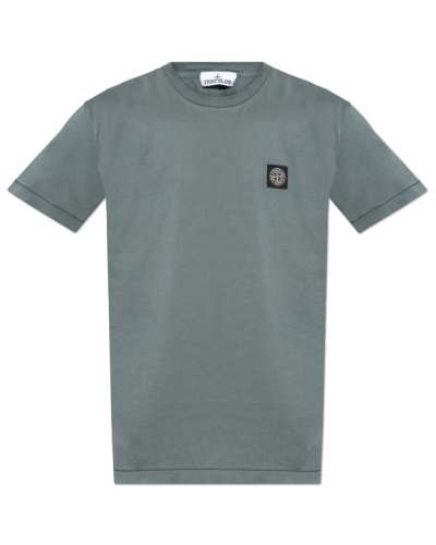 Stone Island ZIELONY T-shirts z logo