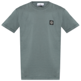 Stone Island ZIELONY T-shirt z logos