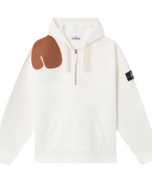 Bluza z kapturem Stone Island Knit – Off White