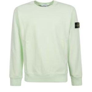 Bluza z logo Stone Island Miętowa zieleń