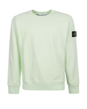 Bluza z logo Stone Island Miętowa zieleń