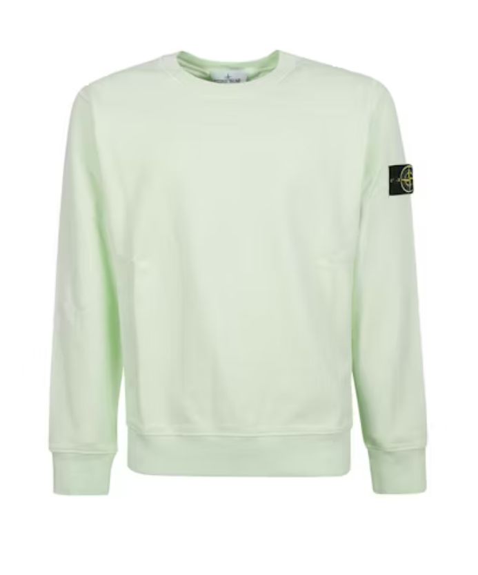 Bluza z logo Stone Island Miętowa zieleń Bluza z logo Stone Island Miętowa zieleń
