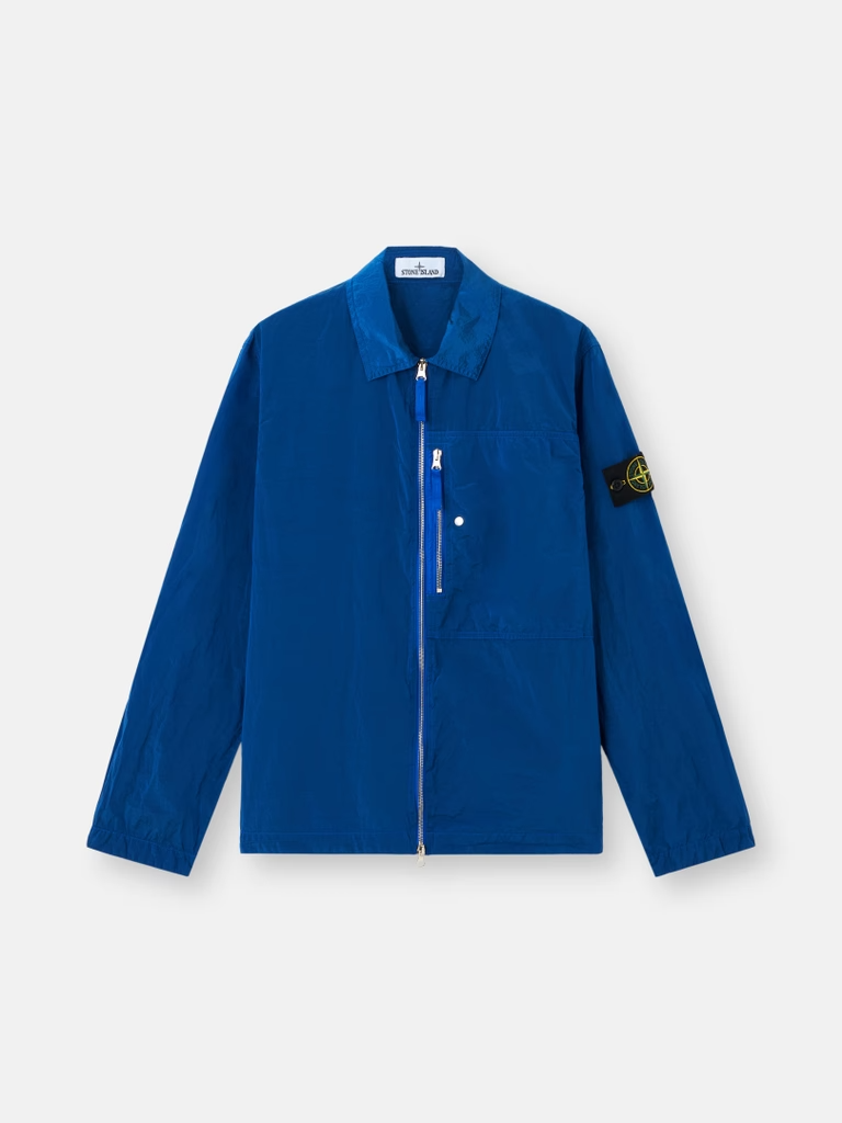 Stone Island Blue Overshirt (1)