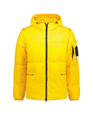 Kurtka Puchowa Stone Island Crinkle w kolorze żółtym
