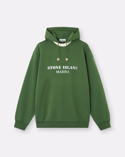 Bluza o luźnym kroju z nadrukiem Stone Island Marina