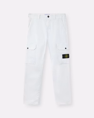 Spodnie chino typu cargo o kroju regular ze ściągaczami w nogawkach
